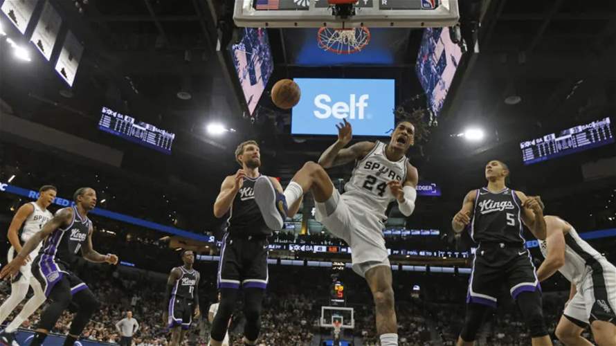 أن بي ايه... سبيرز يهزم كينغز بغياب ويمبانياما