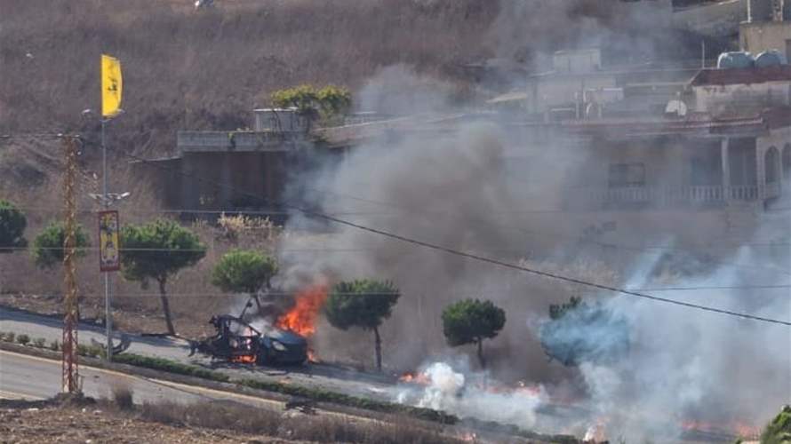 استهداف سيارة في بنت جبيل