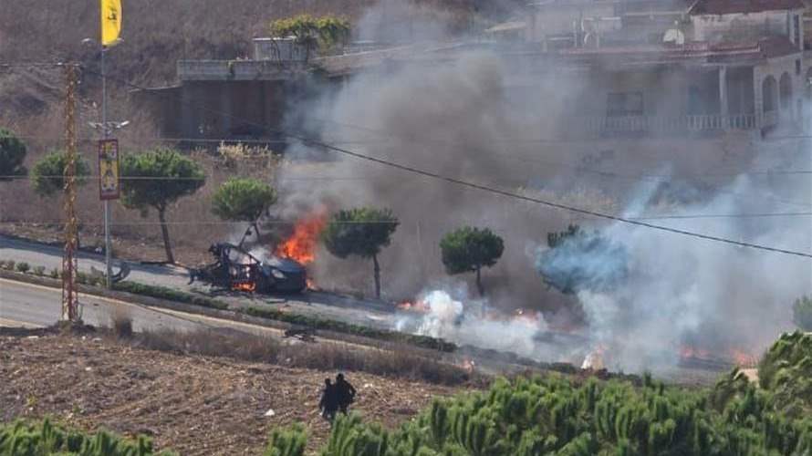 Israel targets a vehicle in Bint Jbeil in South Lebanon