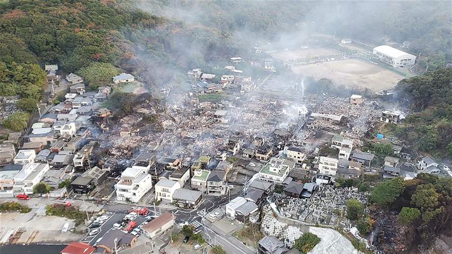 فقدان شخص وإجلاء 175 آخرين بعد اندلاع حريق ضخم في اليابان