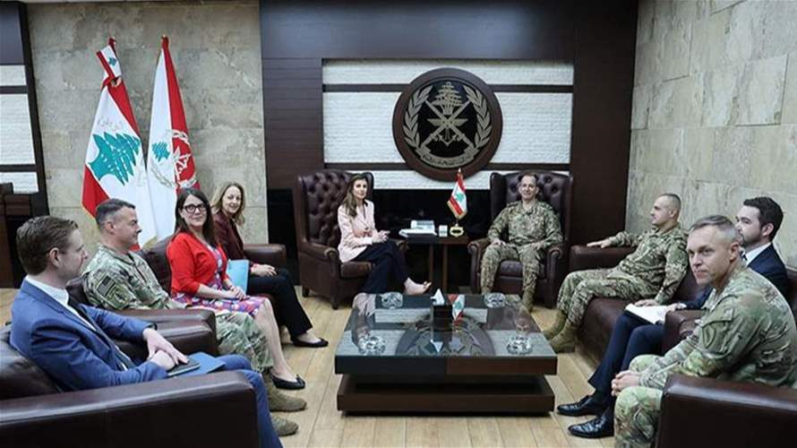 مصادر غربية للـLBCI: العلاقة بين قائد الجيش وأورتاغوس جيدة... وهذه المزاعم غير صحيحة