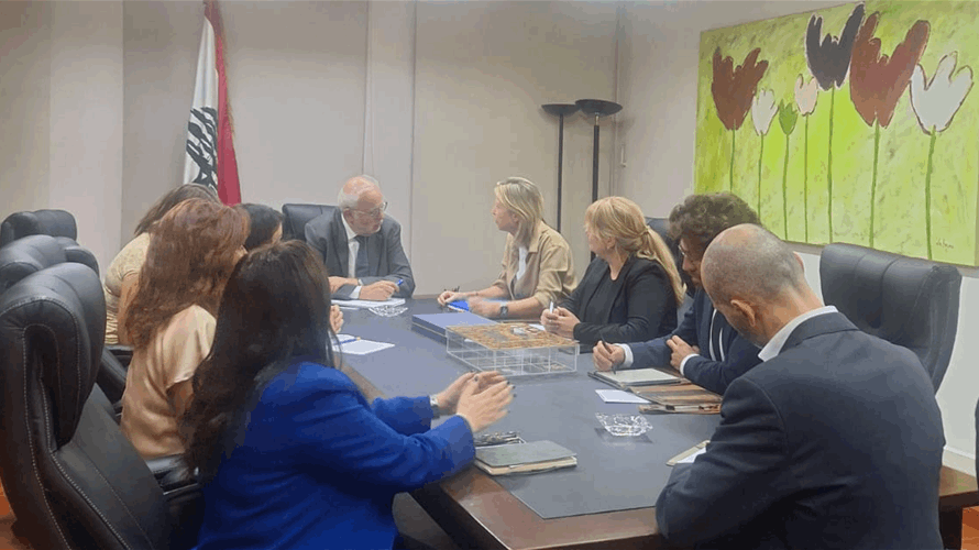 وزير العدل عرض مع وفد من الاتحاد الأوروبي سبل تفعيل اتفاقية الشراكة