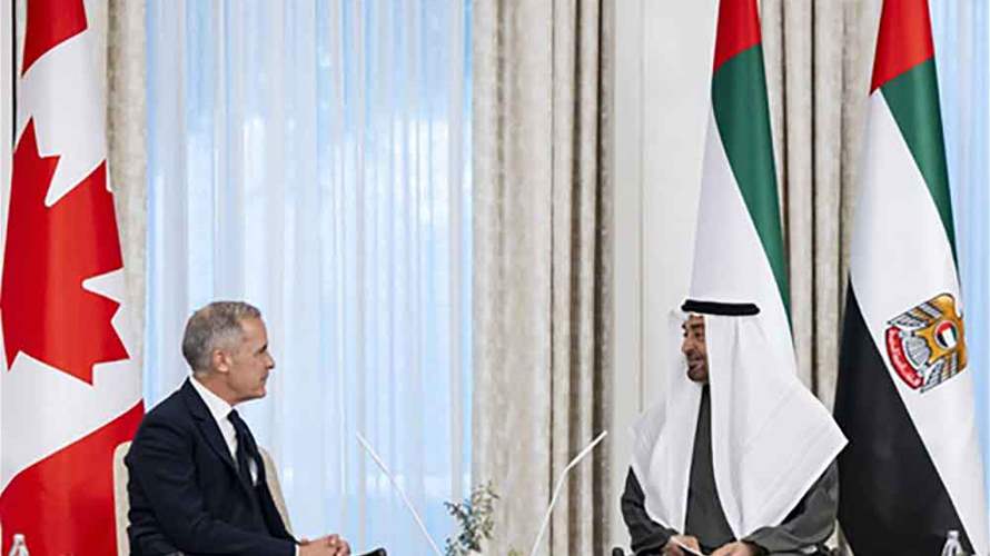 رئيس الوزراء الكندي ورئيس الإمارات يلتقيان في أبوظبي ويبحثان الوضع في غزة