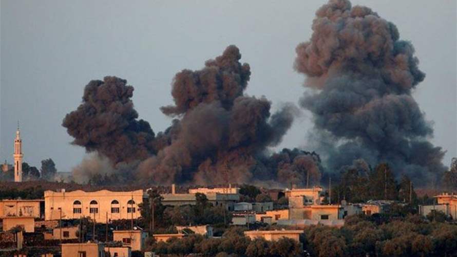 Israeli airstrikes reported near Lebanon-Syria border 