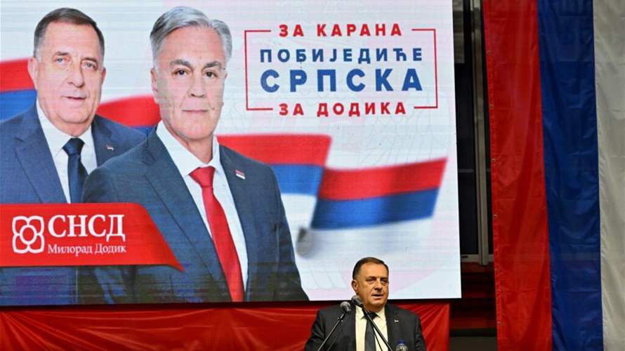 فوز مرشح الرئيس المقال لجمهورية صرب البوسنة في الانتخابات الرئاسية المبكرة