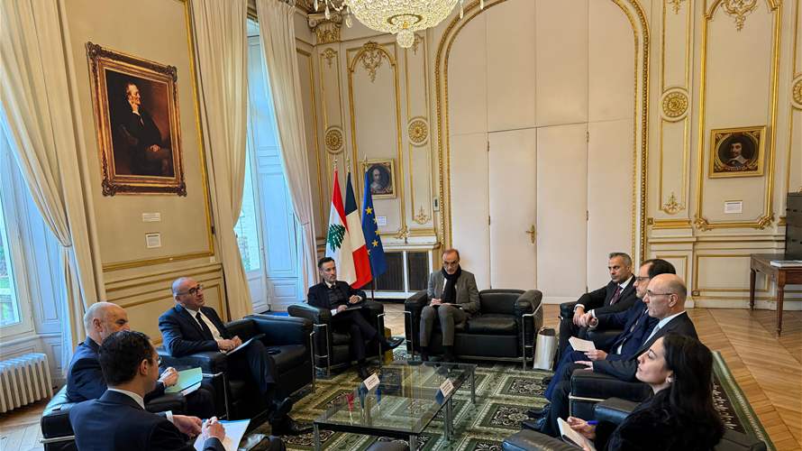 الحجار التقى نظيره الفرنسي... وهذا ما جرى بحثه