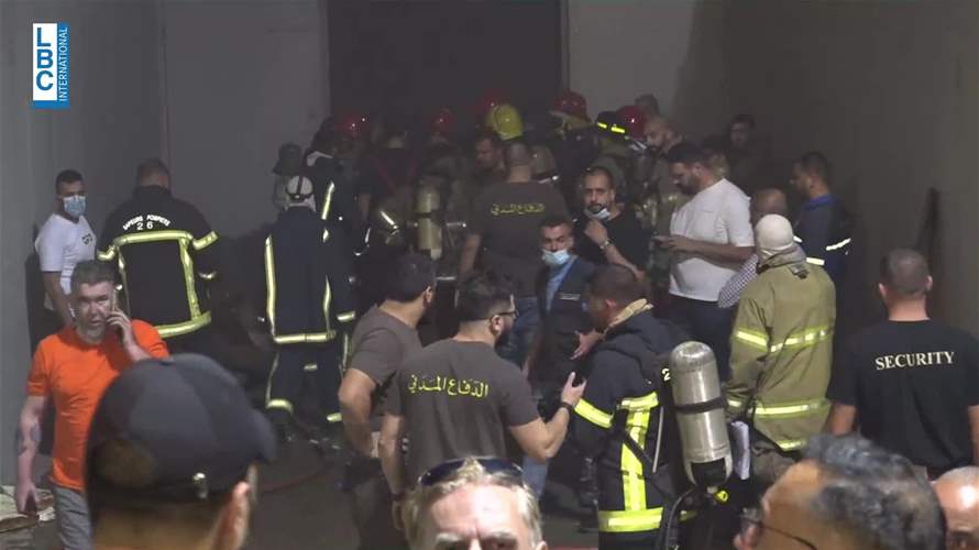 حريق ضخم في أحد أبنية معامل الهواتشكن في خراج بلدة أنفه شمال لبنان... اليكم التفاصيل