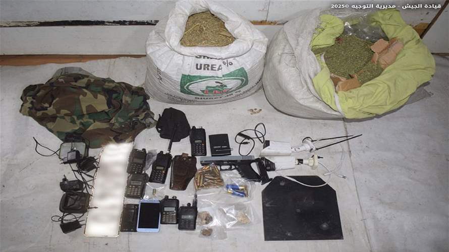 الجيش يلاحق مطلقي النار ومروجي المخدرات والمخلين بالأمن... وتوقيف 5 أشخاص