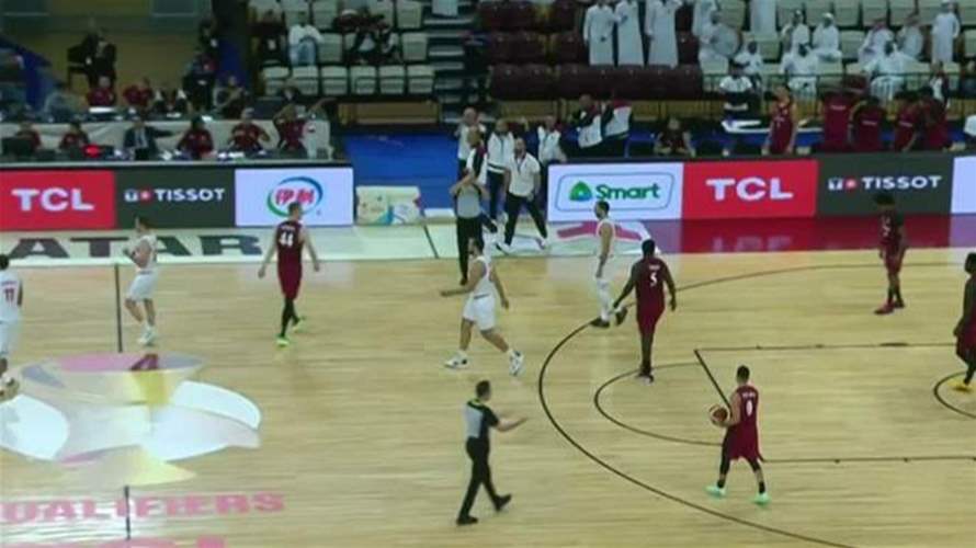 لبنان يفوز على قطر في انطلاق التصفيات الآسيوية المؤهلة لبطولة العالم في كرة السلة