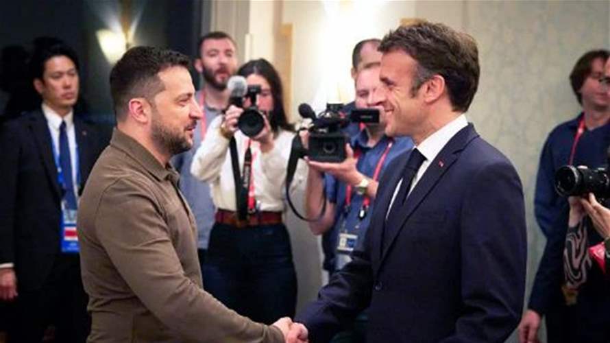 ماكرون يستقبل زيلينسكي الإثنين في باريس 