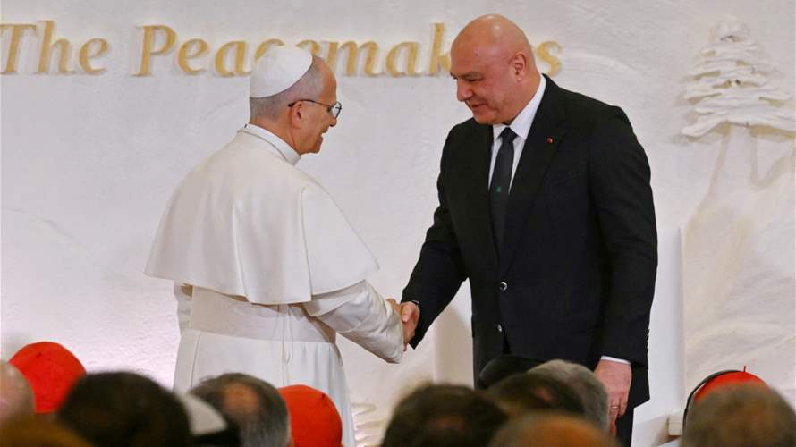 President Aoun welcomes Pope Leo XIV, highlights Lebanon’s faith, freedom, and national balance