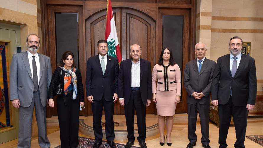 بري التقى رئيس مجلس  إدارة واستثمار مرفأ بيروت