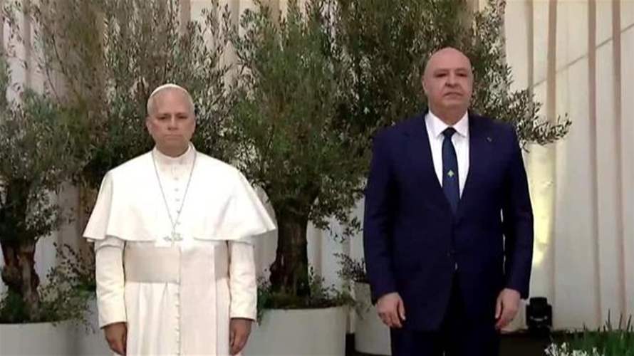 بالفيديو: مراسم وداع للبابا لاون في مطار بيروت في ختام زيارته للبنان