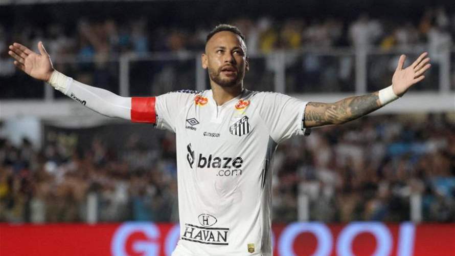  ثلاثية نيمار تعزز آمال سانتوس في البقاء بالدوري البرازيلي