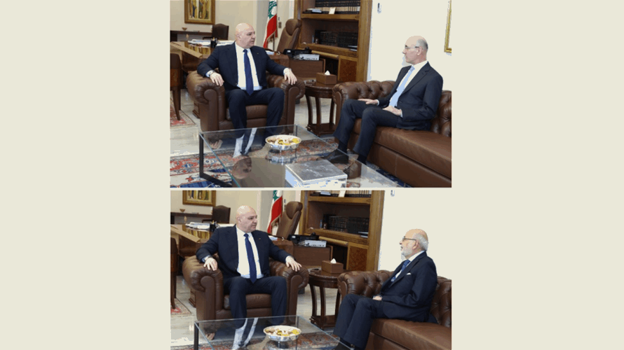 الرئيس عون بحث في الأوضاع الأمنية مع الحجار... وشهيب أثنى على تعيين السفير كرم للحد من الضغط الإسرائيلي