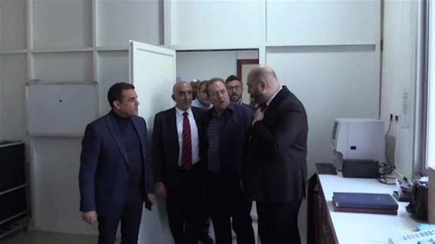 جولة تفقدية لوزير الصحة على مستشفيات ومراكز صحية في البقاع الغربي وراشيا 