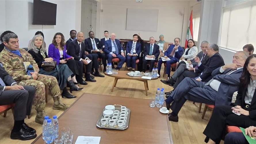 رجي امام وفد مجلس الامين: الدولة هي المسؤولة الوحيدة عن الدفاع عن لبنان وحصر السلاح مصلحة لبنانية 