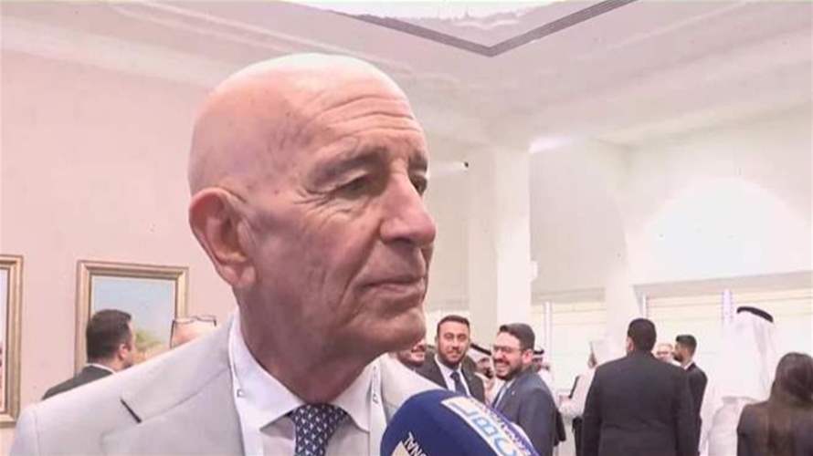 توم براك للـLBCI: ميشال عيسى سفير ممتاز وسيقوم بعمل رائع... وهذا ما قاله عن المفاوضات بين سوريا وإسرائيل