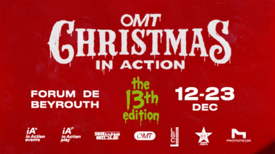 Join us at OMT Christmas In Action at Forum de Beyrouth, Dec 12–23! Fun, holiday delights, and festive vibes await.