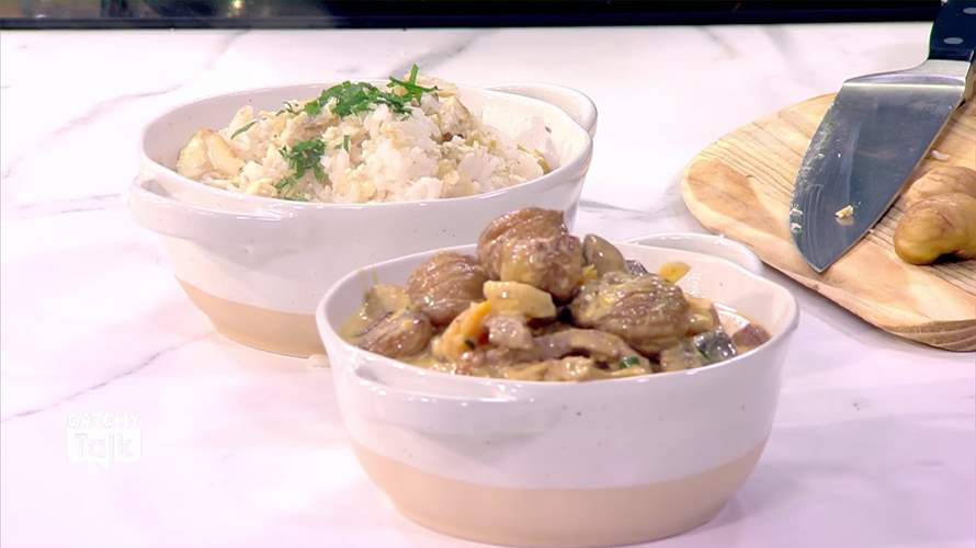 اللحمة مع الأرز والخضار والكستناء... إليكم هذه الوصفة الشهية على طريقة الشيف حنا طويل (فيديو)