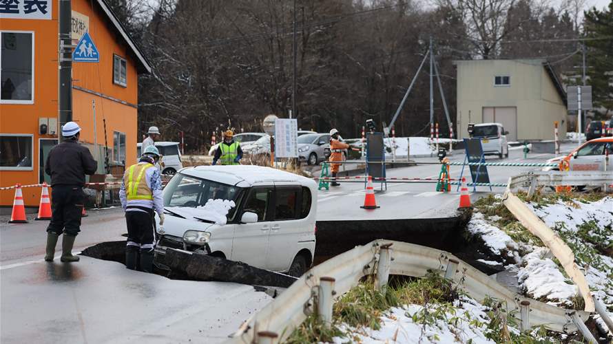 اليابان ترفع التحذير من تسونامي بعد زلزال قوته 7.5 درجة