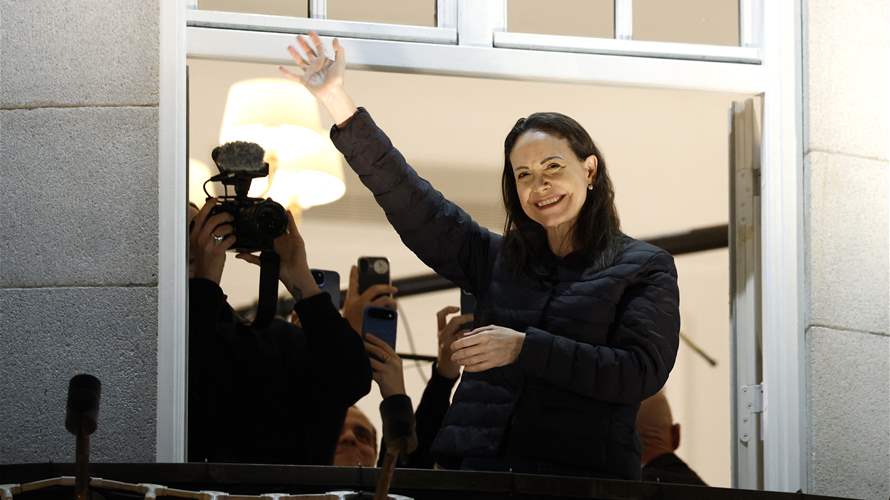 'Of course I'm going back' to Venezuela, opposition leader Machado tells BBC