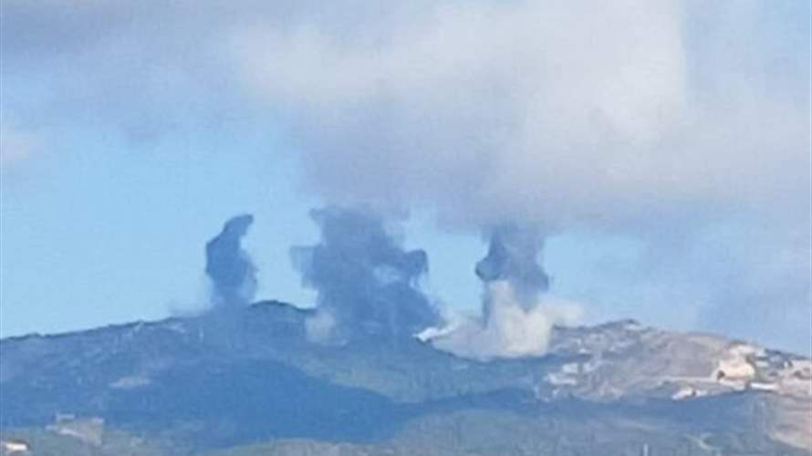 Israeli warplanes strike multiple areas in South Lebanon