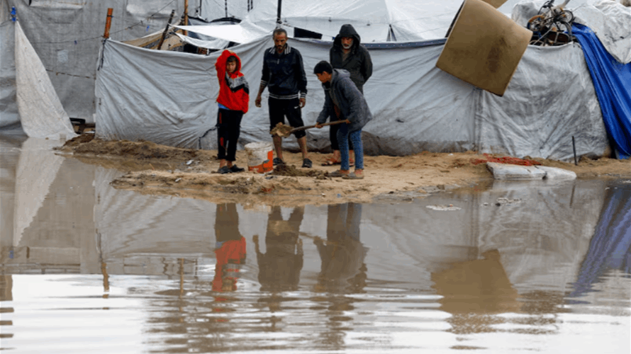 UN agency warns displaced Gazans face floods, as emergency supplies blocked