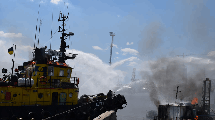 Turkish ferry damaged in Russian strike on Ukraine's Odesa port: Kyiv