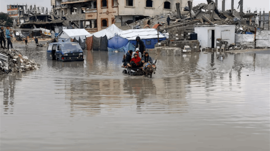 Gaza struggles to pull bodies from rubble as storms rock damaged buildings