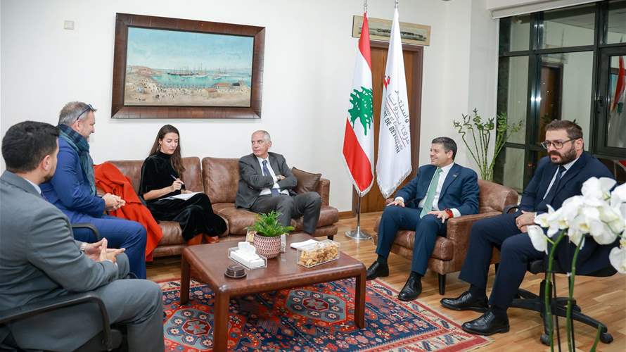 المدير العام لمرفأ بيروت استقبل السفير الفرنسي... وهذا ما جرى بحثه