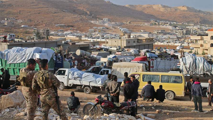 A wave in motion as 380,000 Syrian refugees return from Lebanon