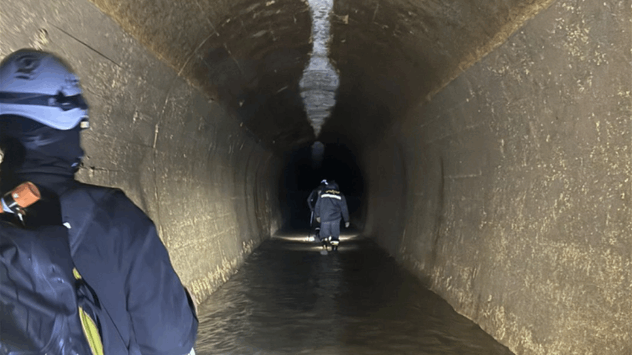 الدفاع المدني: مؤازرة أعمال الكشف والصيانة على الأنفاق المائية المرتبطة بمعامل الإنتاج الكهرومائي بناء على طلب مصلحة الليطاني