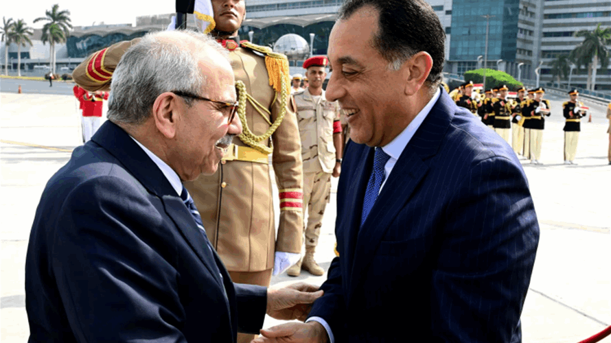 سلام استقبل نظيره المصري في المطار واجتماع ثنائي غدا في السرايا