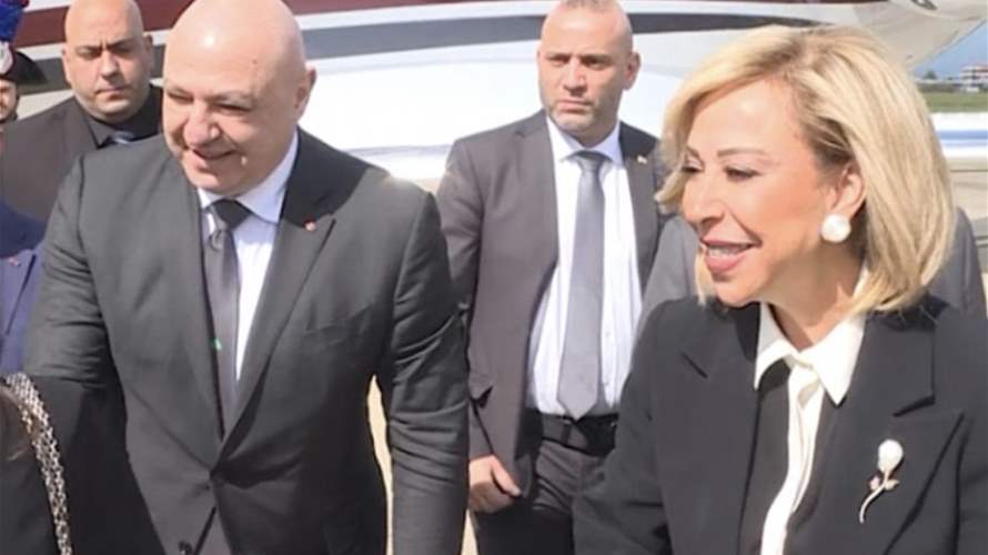 الرئيس عون والسيدة الأولى شاركا أولاد موظفي الرئاسة ولواء الحرس توزيع هدايا العيد وراس السنة