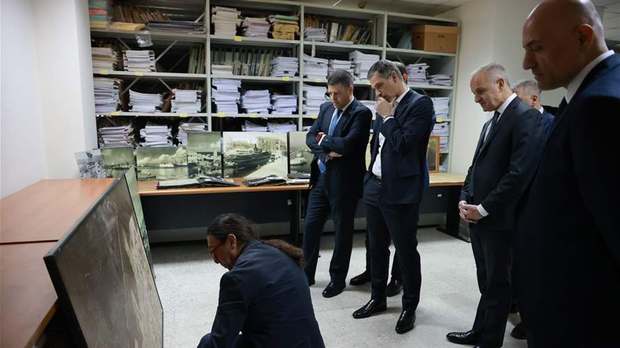 رودولف سعادة يطلع على أوضاع مرفأ بيروت خلال زيارته مروان النفّي