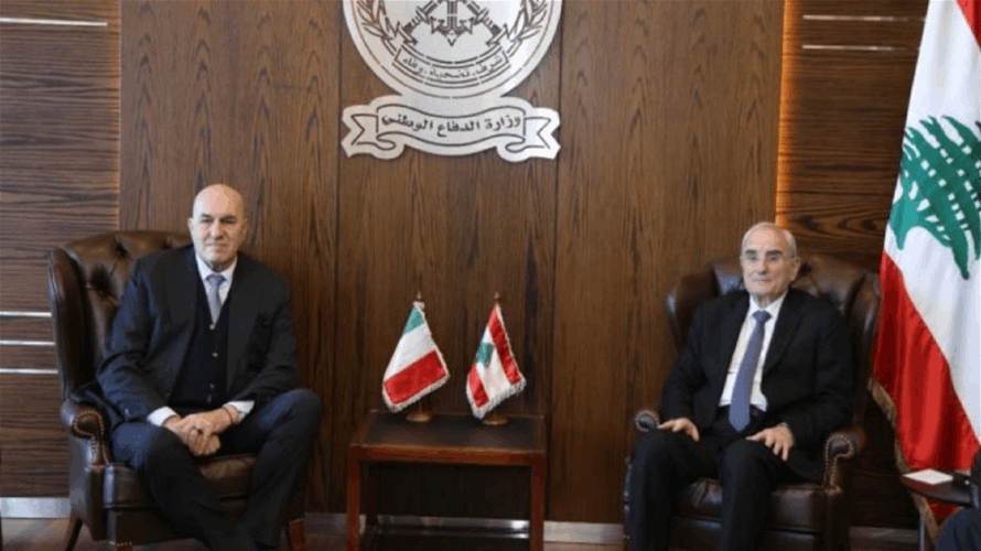 وزير الدفاع الإيطالي التقى منسى: ملتزمون بدعم المؤسسة العسكرية اللبنانية