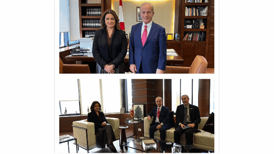 الوزيرة السيد بحثت مع السفير الأميركي في دور السياسات الاجتماعية كرافعة أساسية لتعزيز الاستقرار