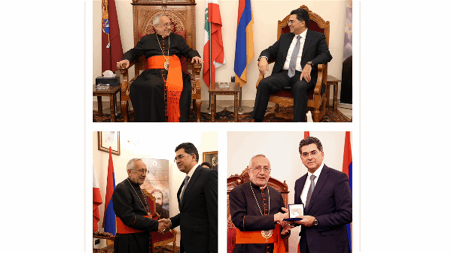 وزير الإعلام زار البطريرك ميناسيان: أطلعته على جهود الحكومة