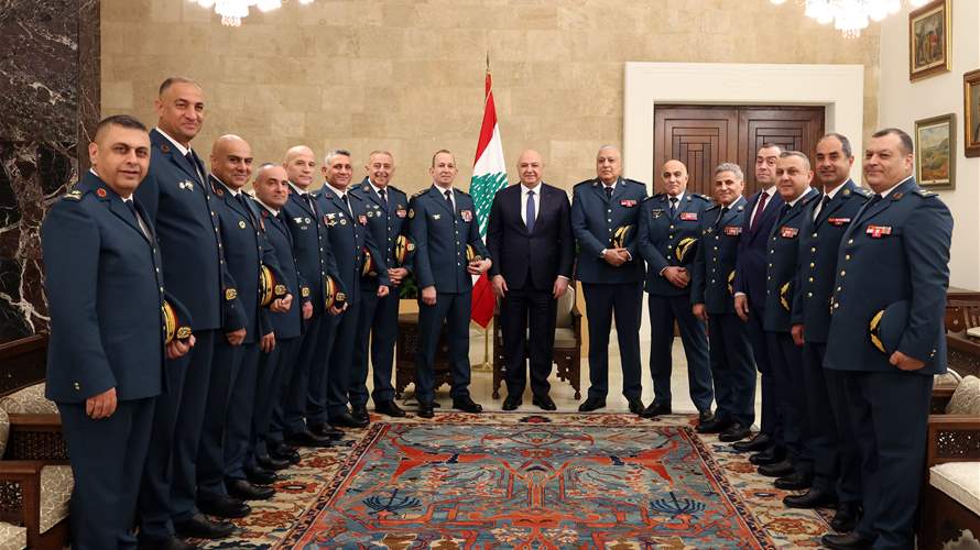 الرئيس عون: المؤسسات العسكرية والأمنية تشكل خط الدفاع الأول عن لبنان ومن الواجب المحافظة عليها