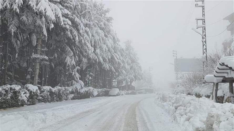 الطرق الجبلية المقطوعة بسبب تراكم الثلوج