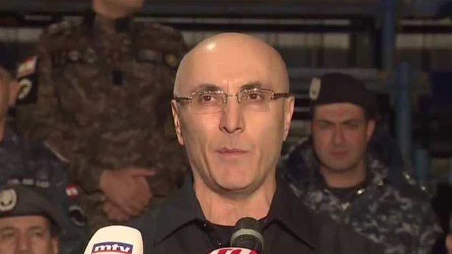 وزير الداخلية والمدير العام لقوى الأمن الداخلي يتفقدان إطلاق الدوريات الأمنية