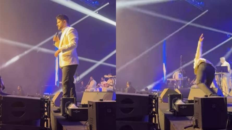 تعثّر على المسرح... ناصيف زيتون في ليلة رأس السنة 2026: "من أول السهرة كنت خائف أوقع" (فيديو)