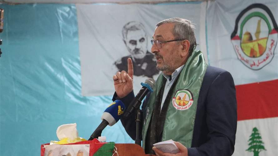 النائب عز الدين من مخيم برج الشمالي في ذكرى قاسم سليماني: حمل قضية فلسطين واستشهد على طريقها