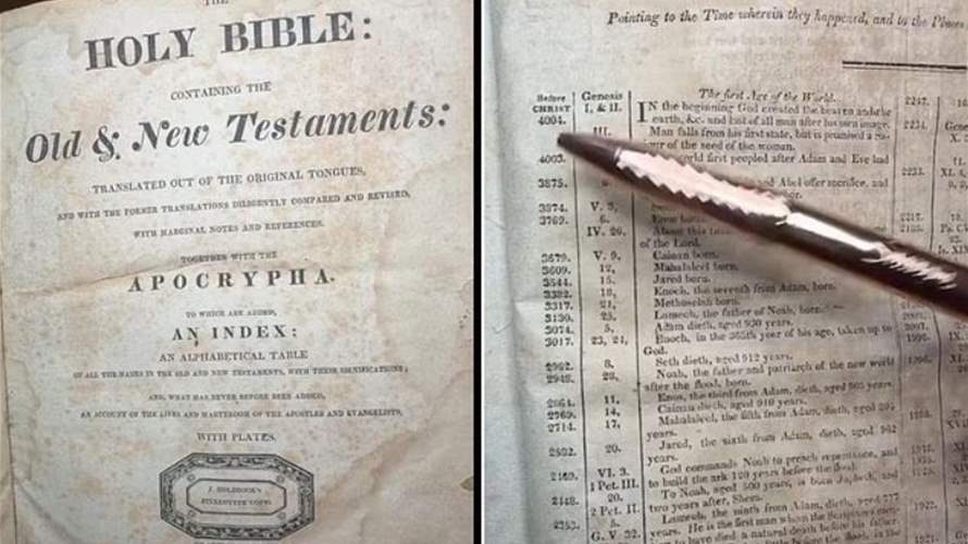 تسلسل زمني قديم في الكتاب المقدس يكشف عن الجدول الزمني لليوم الأخير للبشرية... إليكم التفاصيل!