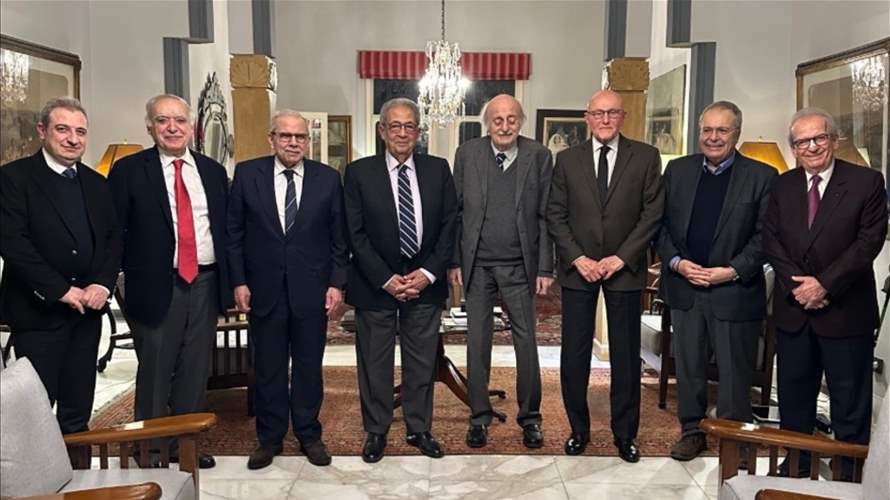 جنبلاط: اجتماع كليمنصو طغى عليه الطابع السياسي والفكري