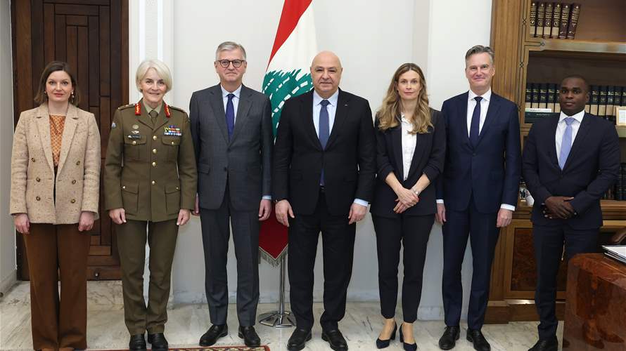  الرئيس عون استقبل لاكروا: لبنان يرحب بأي دولة ترغب في الإبقاء على قوّتها في الجنوب بعد انسحاب "اليونيفيل"