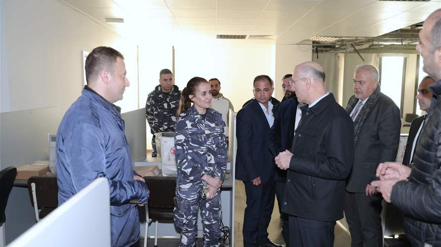 جولة ميدانية للحجار في مبنى هيئة إدارة السير وغرفة التحكم المروري... وهذا ما اطلع عليه