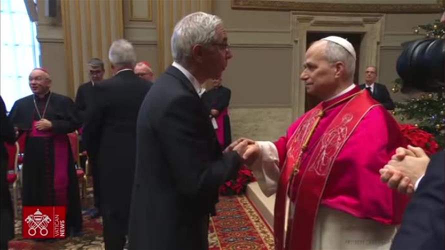 البابا لاوون استقبل السفراء المعتمدين لدى الكرسي الرسولي: السلام الذي يُسعى إليه بالسلاح يهدّد على نحوٍ خطير دولة القانون