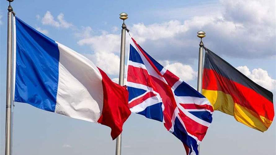 French, UK, German leaders condemn 'killing of protestors' in Iran